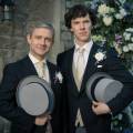 Джон Ватсон и Шерлок Холмс на свадьбе (Фото Знак трех)